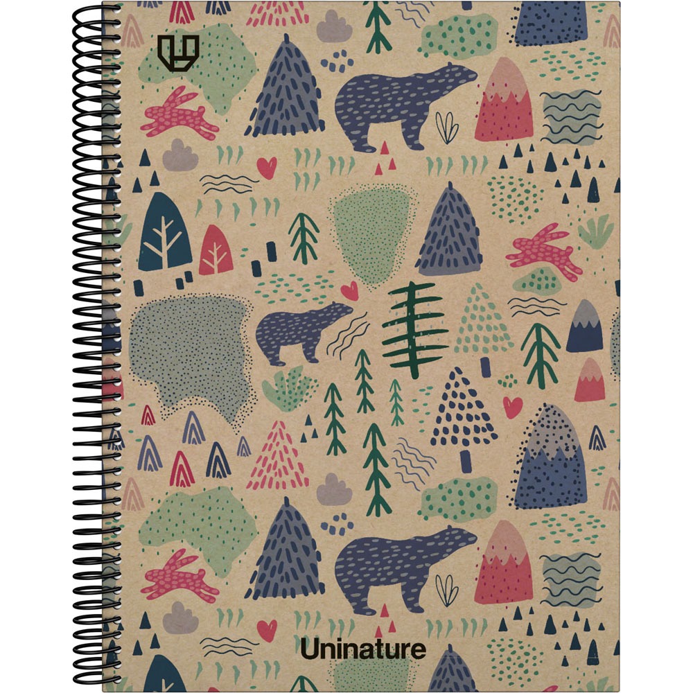 LIBRETA A4 80H 90G 4X4  RECICL. SURTIDO