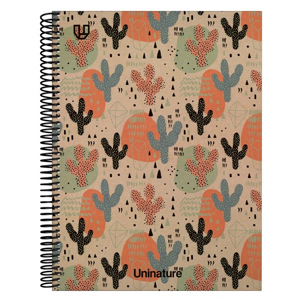 LIBRETA A4 80H 90G 4X4 UNINAT. CACTUS