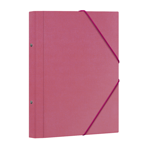 CARPETA CLASIF. PLASTIF. FOLIO ROSA