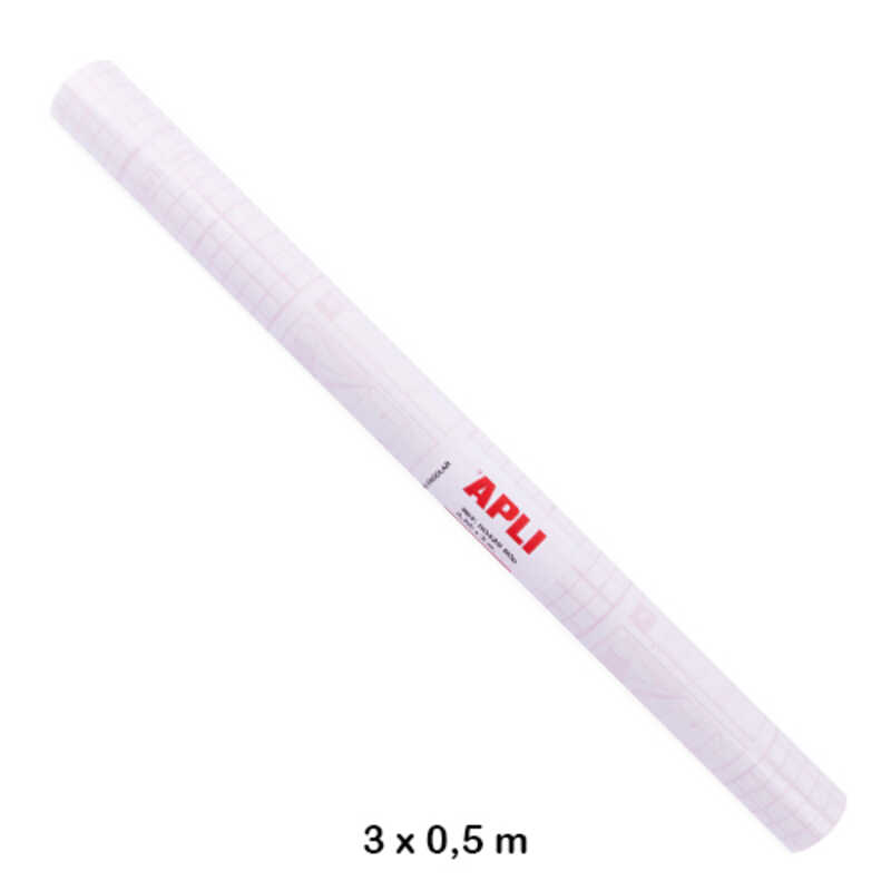 ROLLO FORRO TRANSPARENTE REMOVIBLE 3M