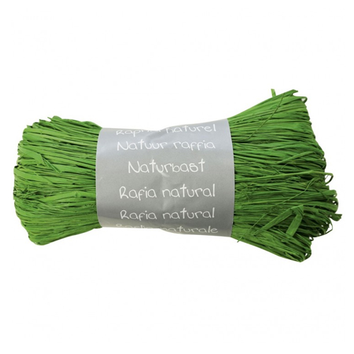 MADEJA DE RAFIA NATURAL 50GR. VERDE