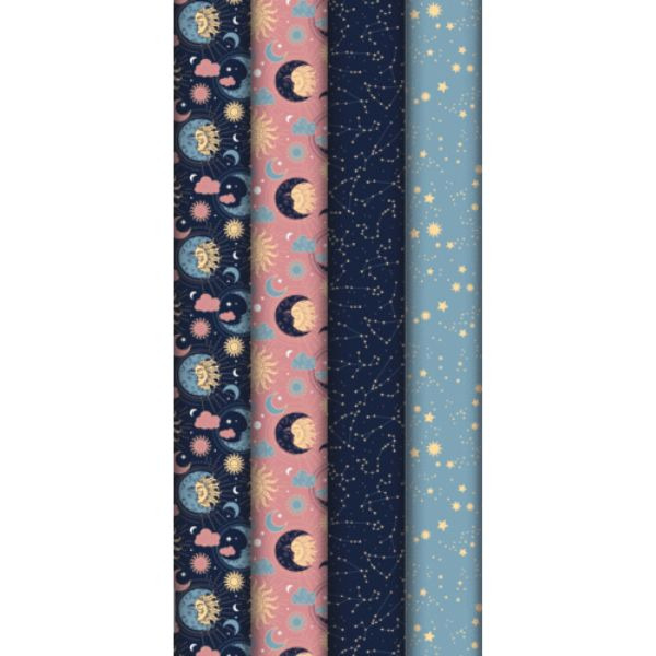 PAPEL DE REGALO 80G 2X0.7M EXCELIA ASTRA