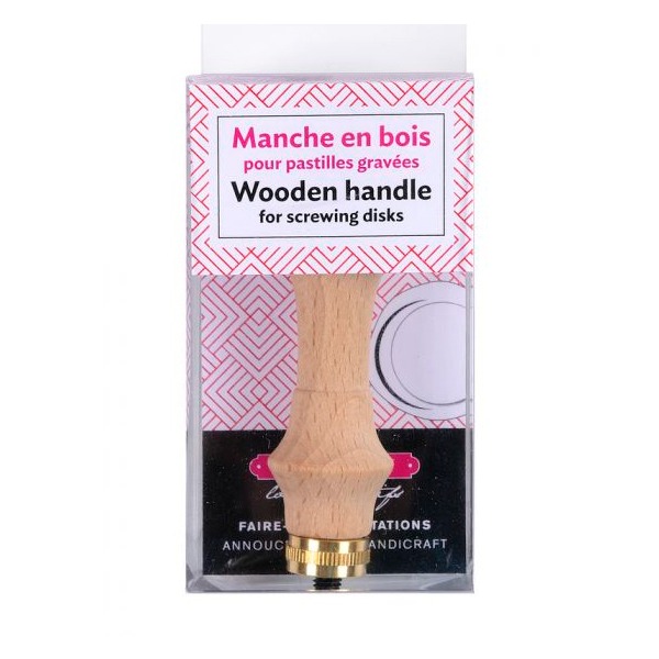 BLISTER 1 MANGO MADERA SELLOS GOMA