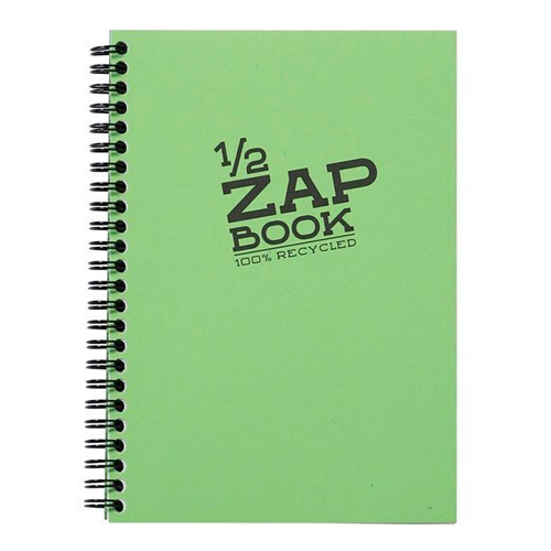 ZAP BOOK RECICLADO ESPIRAL LISO A5
