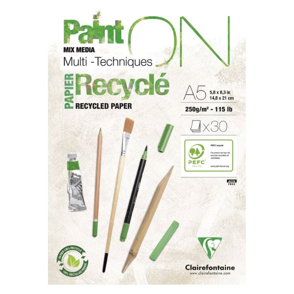 BLOC PAINTON A5 30H 250GR RECICLADO