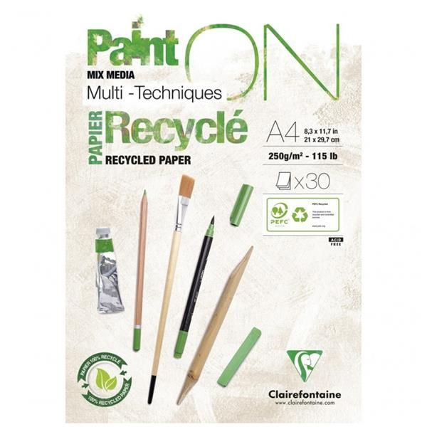 BLOC PAINTON A4 30H 250GR RECICLADO