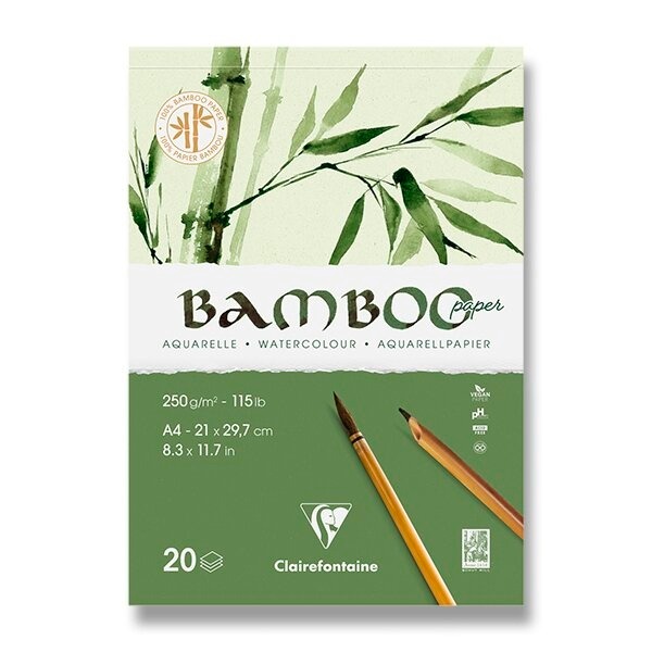 BLOC A4 20H BAMBU 250GR