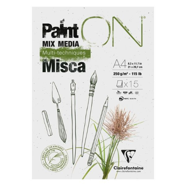 BLOC PAINTON MISCA A4 15H 250G