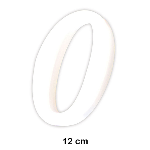 NUMERO '0' 12CM. DECOPATCH