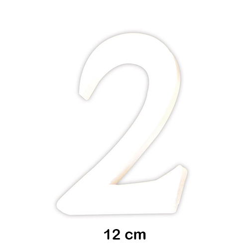 NUMERO '2' 12CM. DECOPATCH