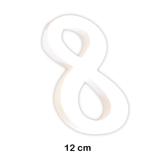 NUMERO '8' 12CM. DECOPATCH