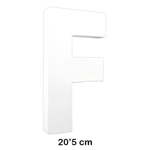 LETRA 'F' 20.5CM DECOPATCH