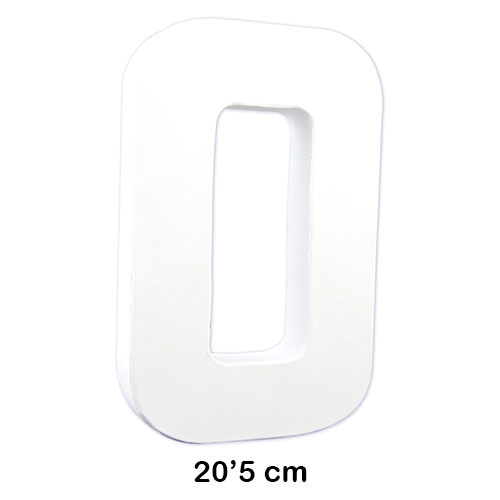LETRA 'O' 20.5CM DECOPATCH
