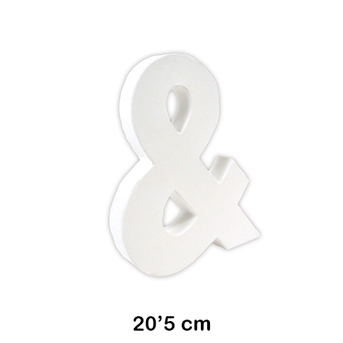 LETRA '&' 20.5CM DECOPATCH