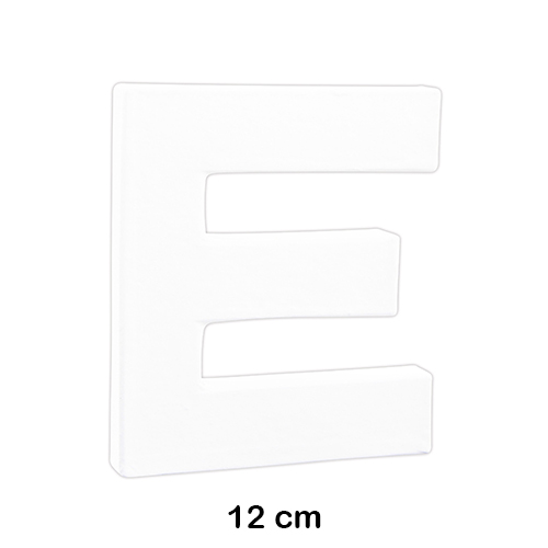 LETRA 'E' 12CM DECOPATCH