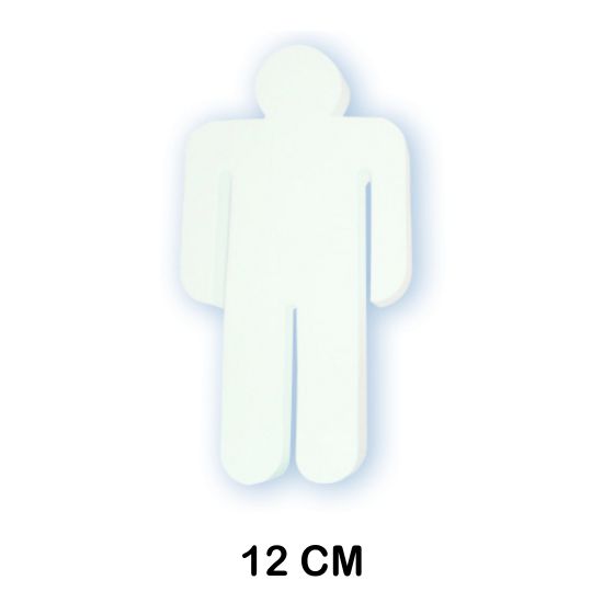 FIGURA NIÑO BLANCO DECOPATCH