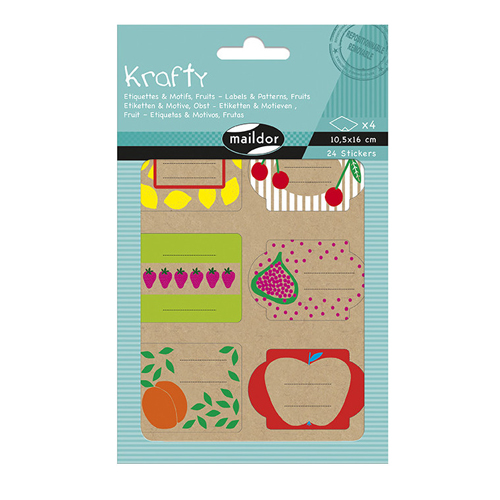 KRAFTY PACK 4H 10.5X16 ETIQ.COCINA FR