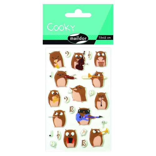 COOKY PACK 1H 7,5X12CM HAMTERS MUSICOS