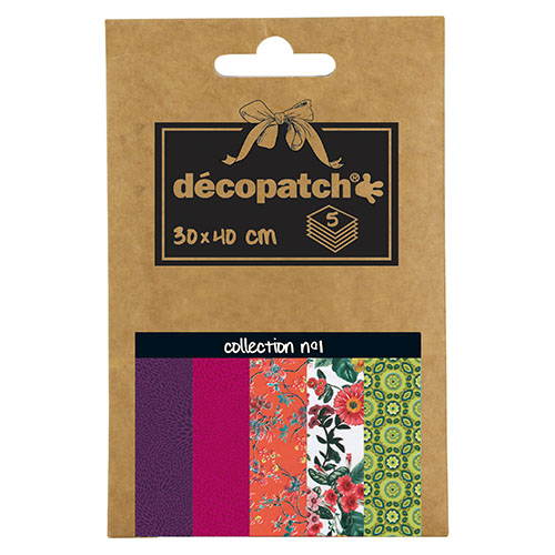 PAQUETE HOJAS DECOPATCH N.1