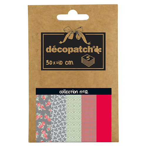 PAQUETE HOJAS DECOPATCH N.12