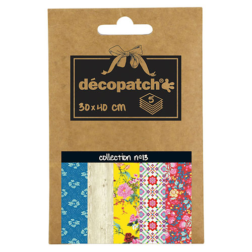 PAQUETE HOJAS DECOPATCH N.13