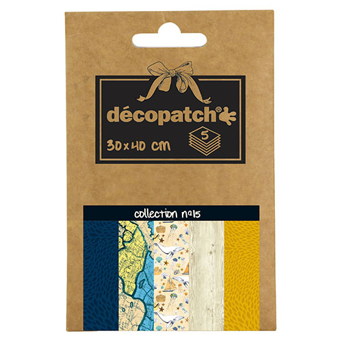 PAQUETE HOJAS DECOPATCH N.15