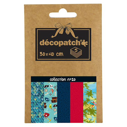 PAQUETE HOJAS DECOPATCH N.20