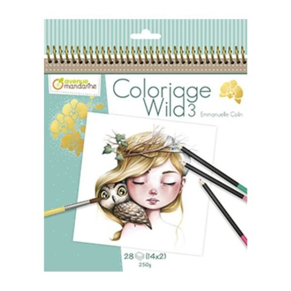 CUADERNO COLOREAR WILD 3