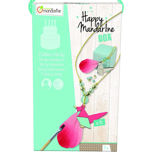 HAPPY MAND. BOX COLLARES BIRDY DECOPATC