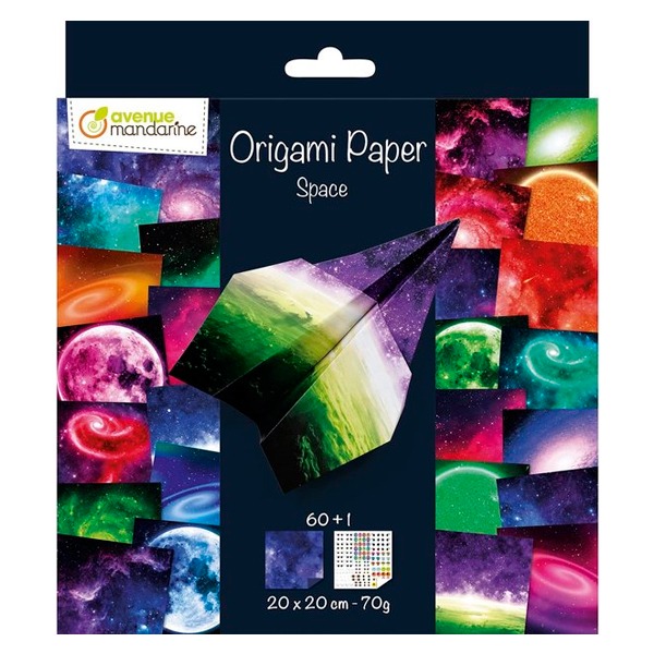 PAPEL ORIGAMI ESPACIO