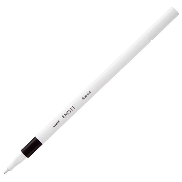 MARCADOR PUNTA FINA 0.4MM UNI-EMOIT NEG