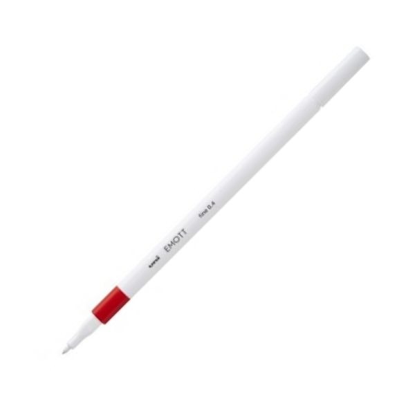 MARCADOR PUNTA FINA 0.4MM UNI-EMOIT ROJ