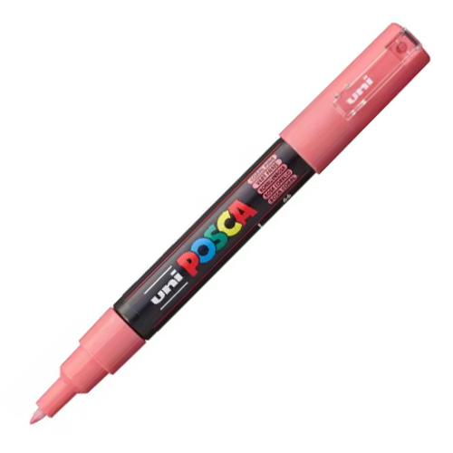 ROTULADOR POSCA PC1-M  EXTRAFINO CORAL