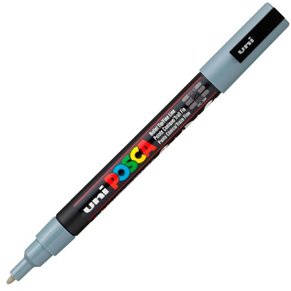 ROTULADOR POSCA FINO 3MM GRIS