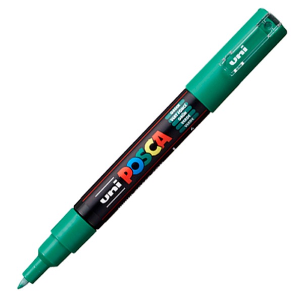 ROTULADOR POSCA PC1-M  EXTRAFINO VERDE