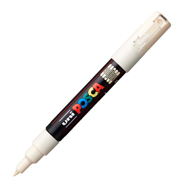 ROTULADOR POSCA PC1-M  EXTRAFINO MARFIL