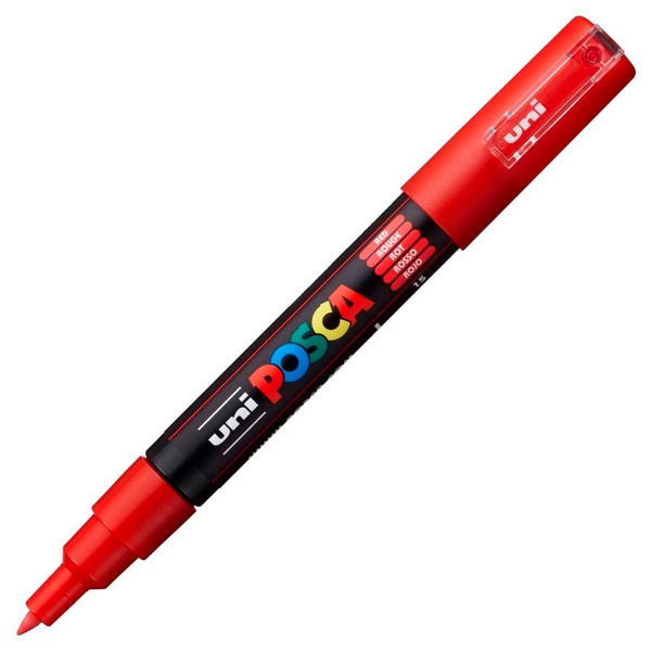 ROTULADOR POSCA PC1-M  EXTRAFINO ROJO V