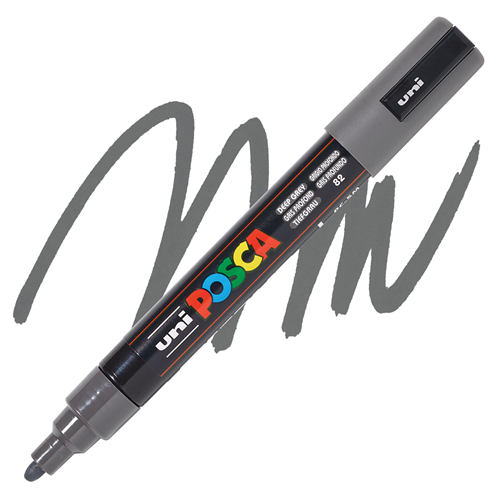 ROTULADOR POSCA MEDIUM 5MM GRIS PROFUNDO