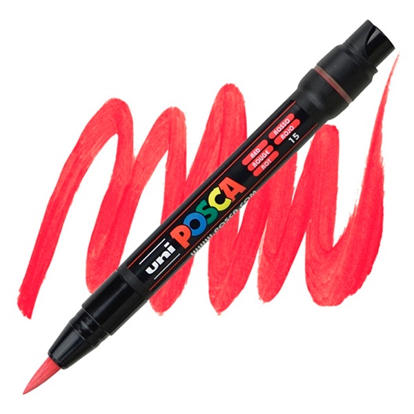 ROTULADOR POSCA PCF-350 ROJO