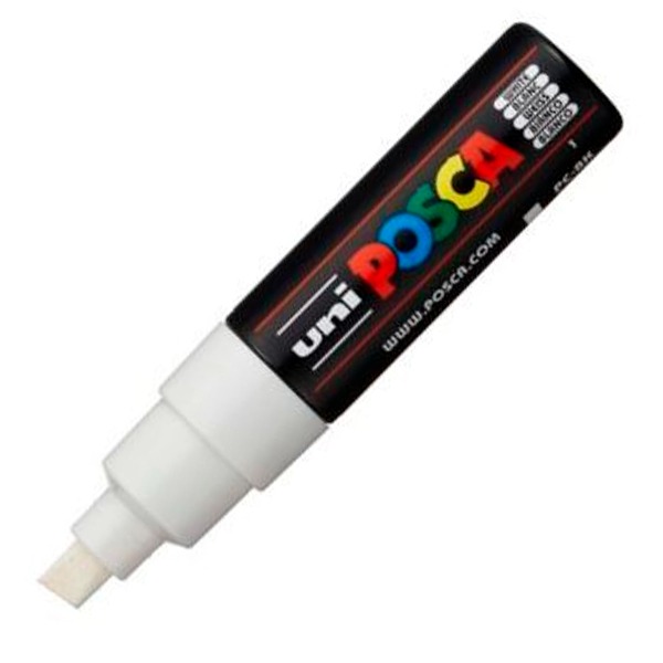 ROTULADOR POSCA BOLD 8MM BLANCO