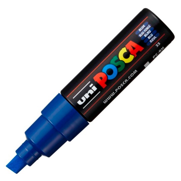 ROTULADOR POSCA BOLD 8MM AZUL FUERTE