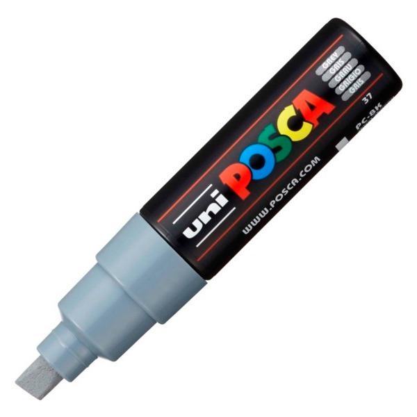ROTULADOR POSCA BOLD 8MM GRIS