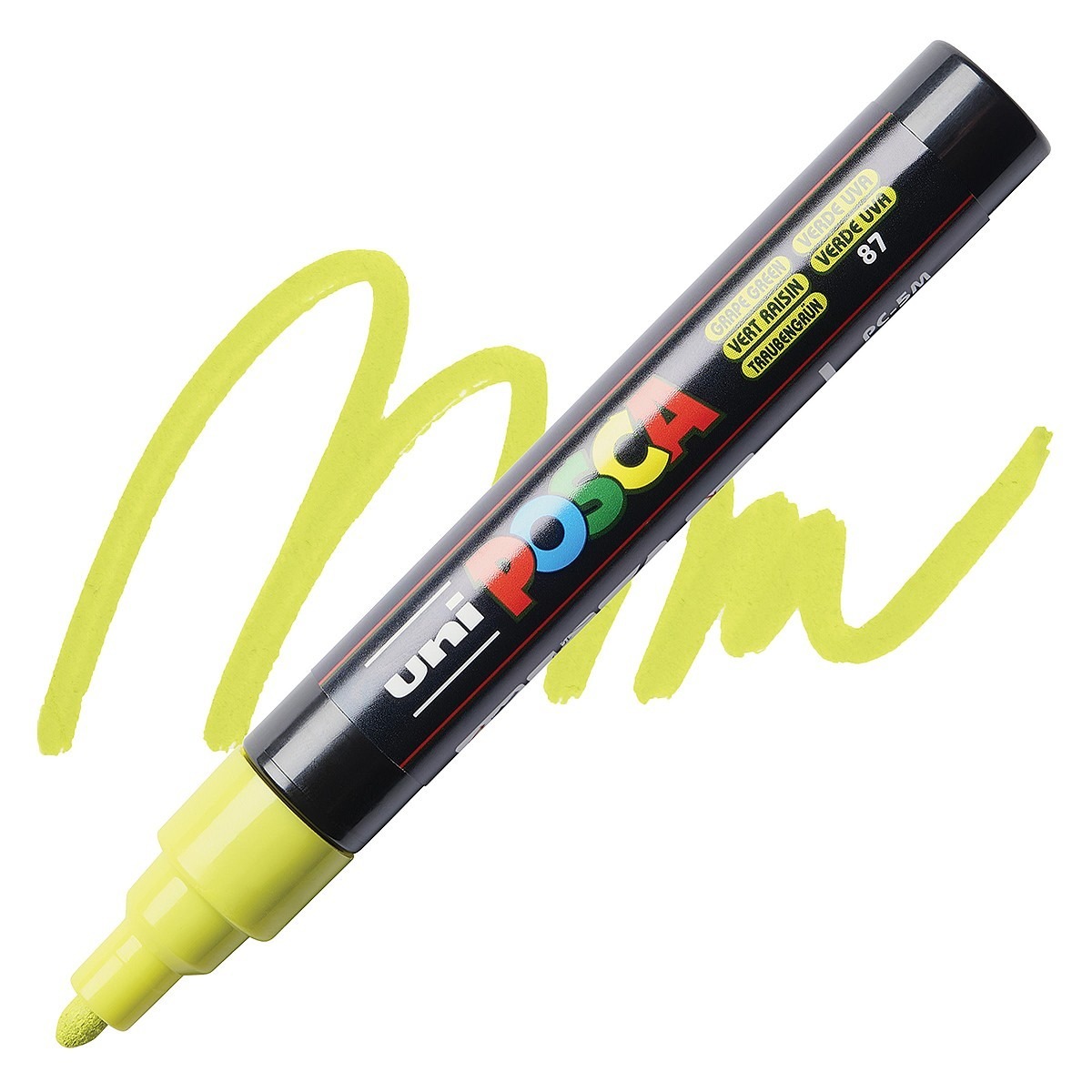 ROTULADOR POSCA MEDIUM 5MM VERDE UVA