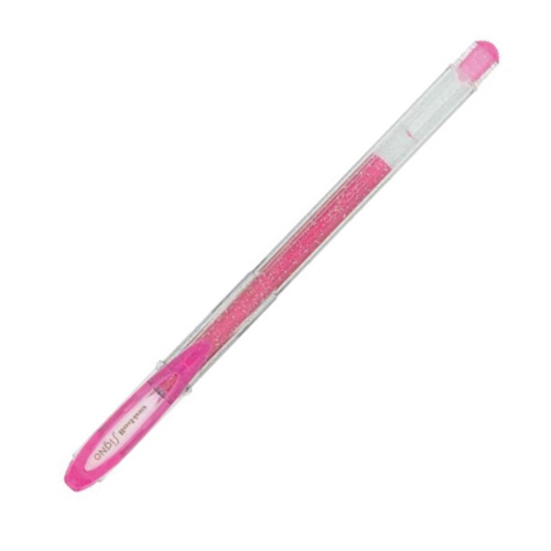 BOLIGRAFO UM-120 PURPURINA ROSA