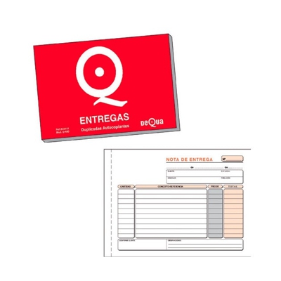 TALONARIO ENTREGA 4º APAIS.QUIMICO 3H.