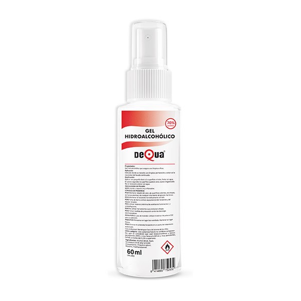 BOTELLA 75ML GEL HIDROAL.EN SPRAY DEQUA