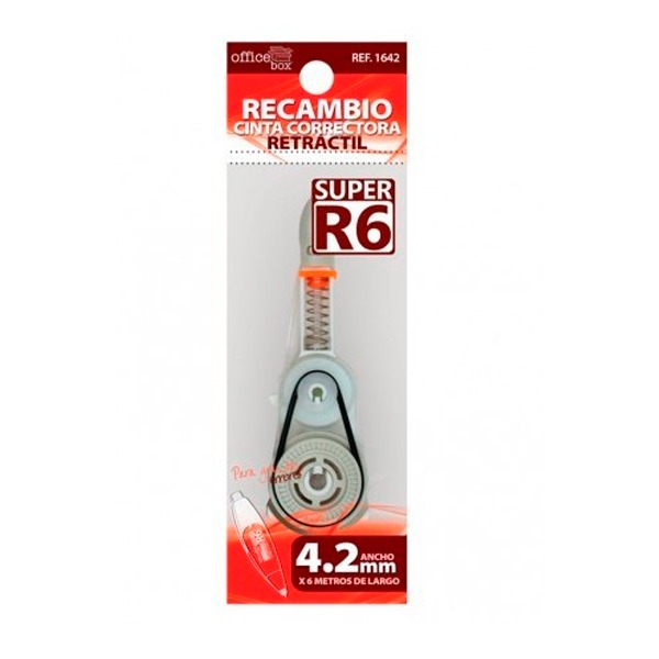 RECAMBIO CINTA CORRECTORA SUPER 6