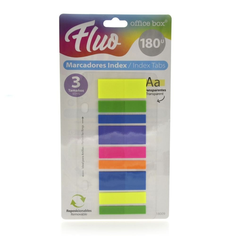 SET 180U MARRCADORES INDEX FLUOR