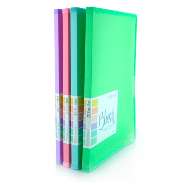 CARPETA 20 FUNDAS 'BLUSH'