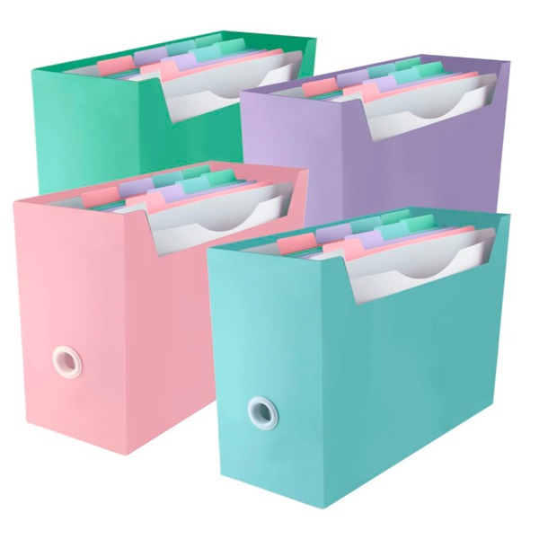 ORGANIZADOR SOBREM. 10 CARPETAS BLUSH